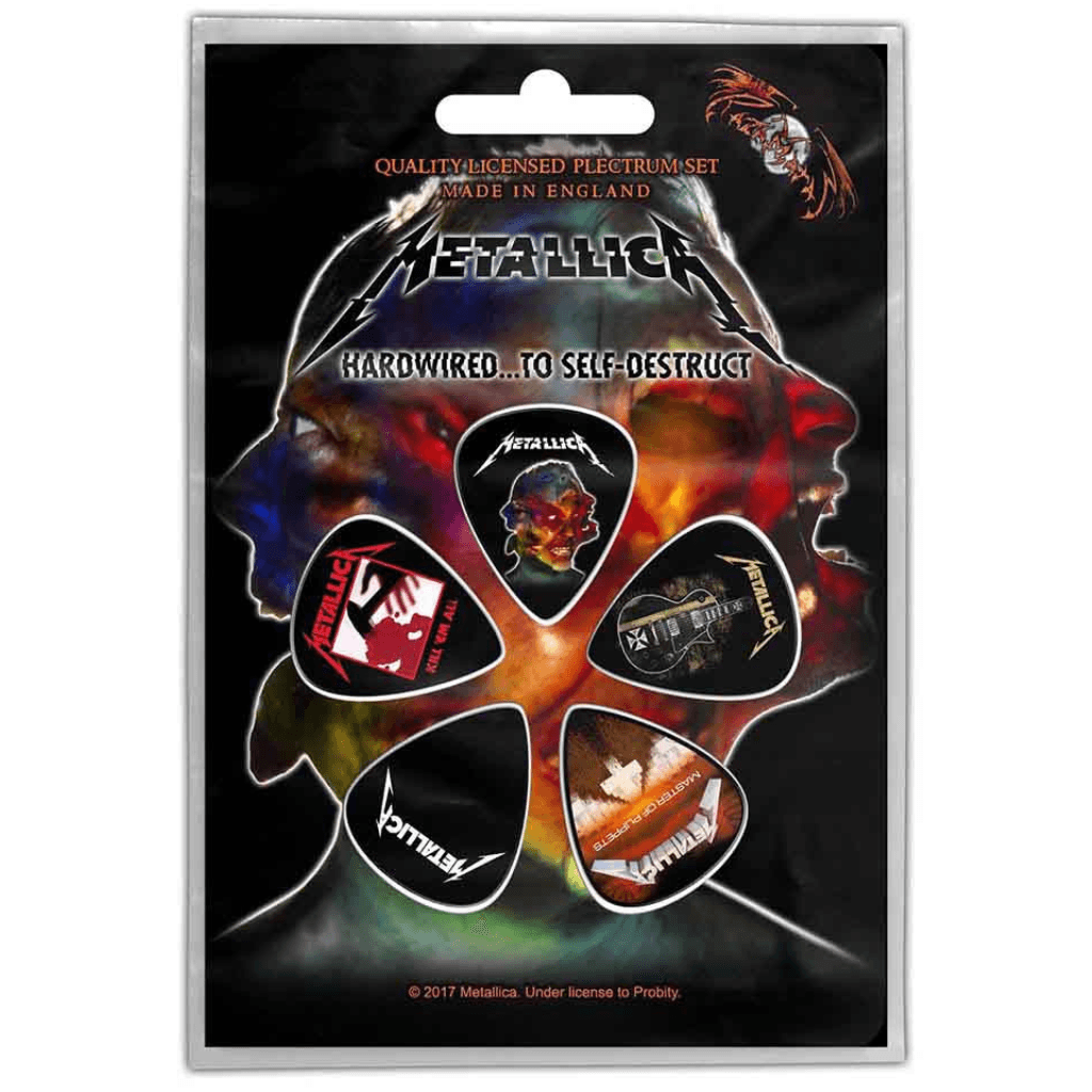 Metallica Gitarren Plektren · Hardware to Self-Destruct · Band Merch