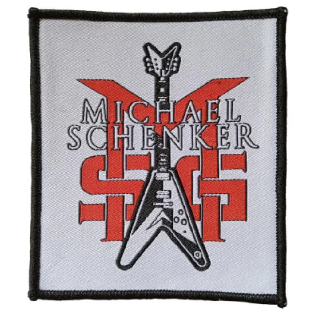 Michael Schenker Group Patch · Logo Guitar MSG (8cm x 10cm) - Totenkopf.com