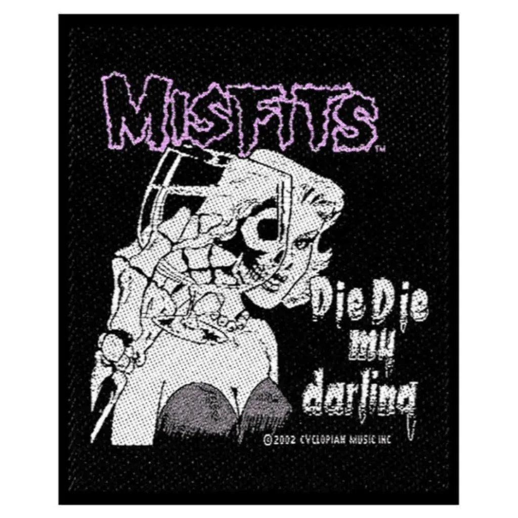 Misfits-Aufnaeher-Patch-Die-Die-My-Darling - Totenkopf.com