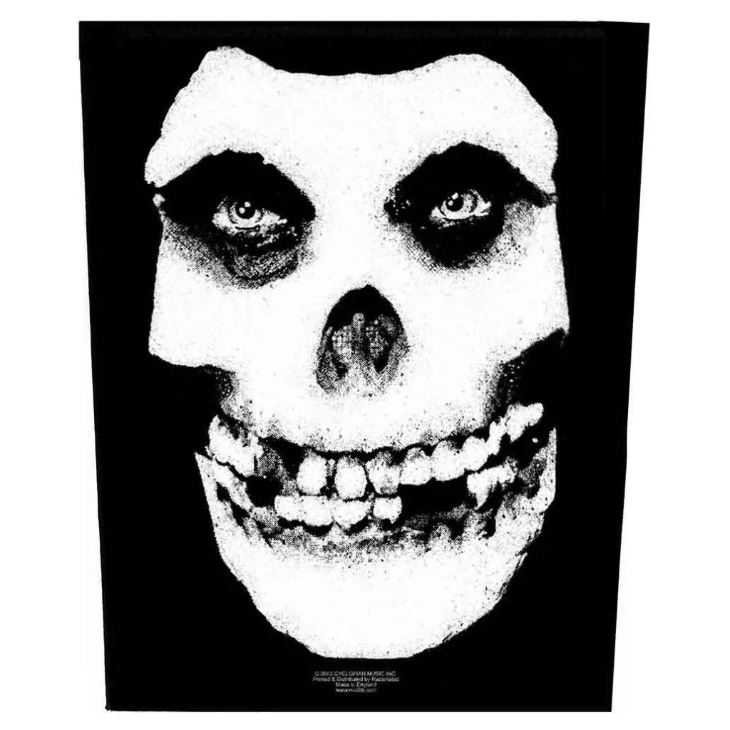 Misfits Backpatch Rückenaufnäher · Face Skull (29cm x 34cm) - Totenkopf.com