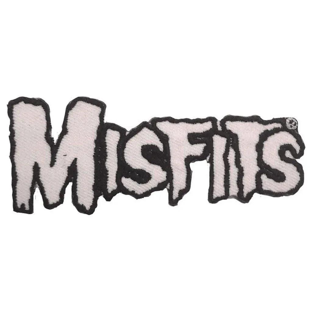 Misfits Patch · White Logo Cut Out (10cm x 4cm) - Totenkopf.com