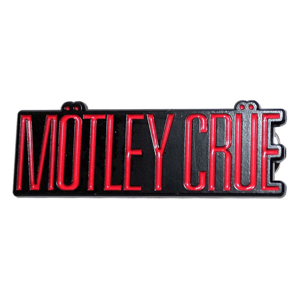 Motley Crue Anstecker · Logo · Band Merch