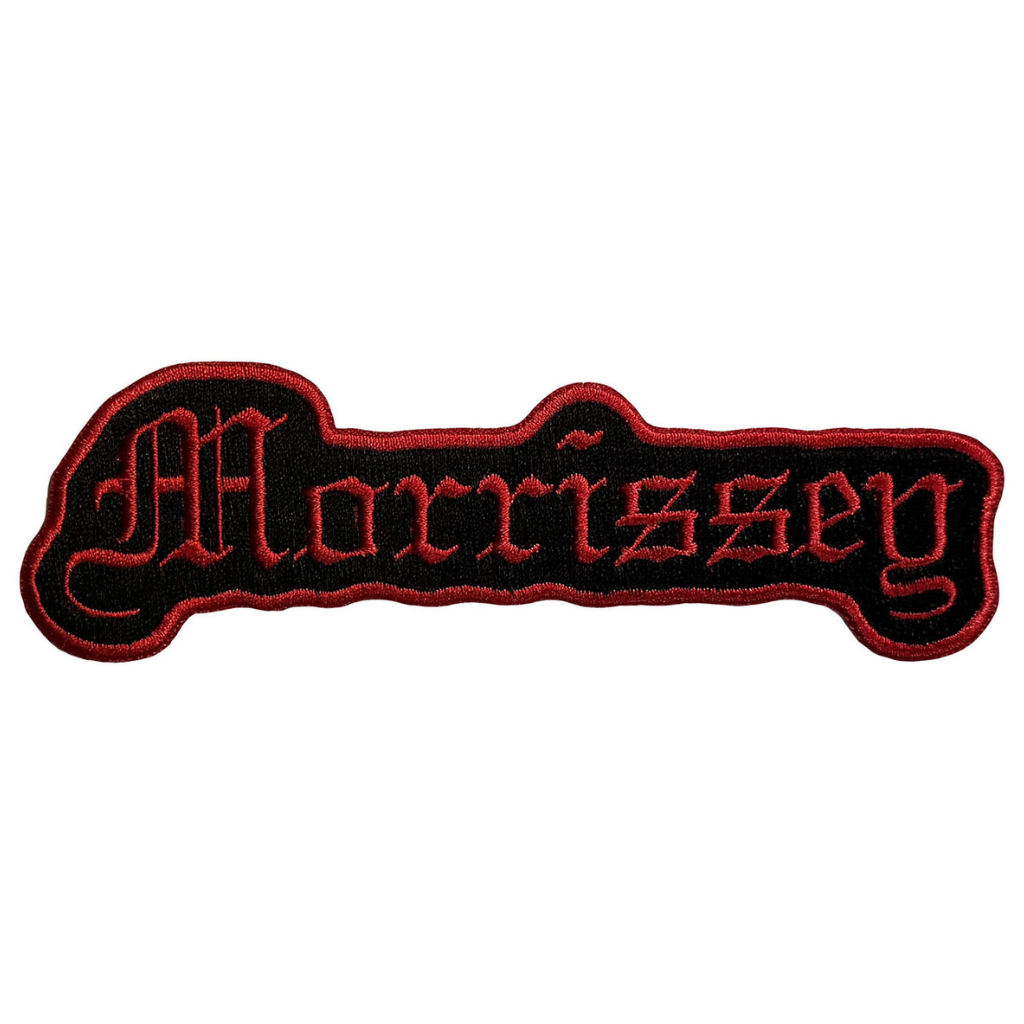 Morrissey Patch · Old English Logo (12cm x 3cm)