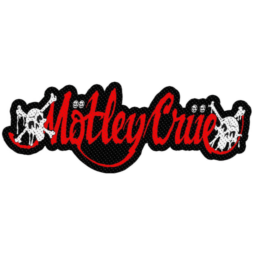 Motley Crue Aufnaeher Patch - Motiv: Dr. Feelgood Logo Cut Out