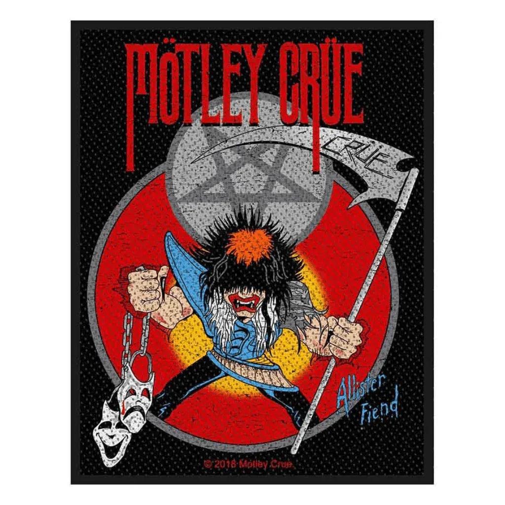 Mötley Crüe Patch · Allister Fiend (8cm x 10cm) - Totenkopf.com