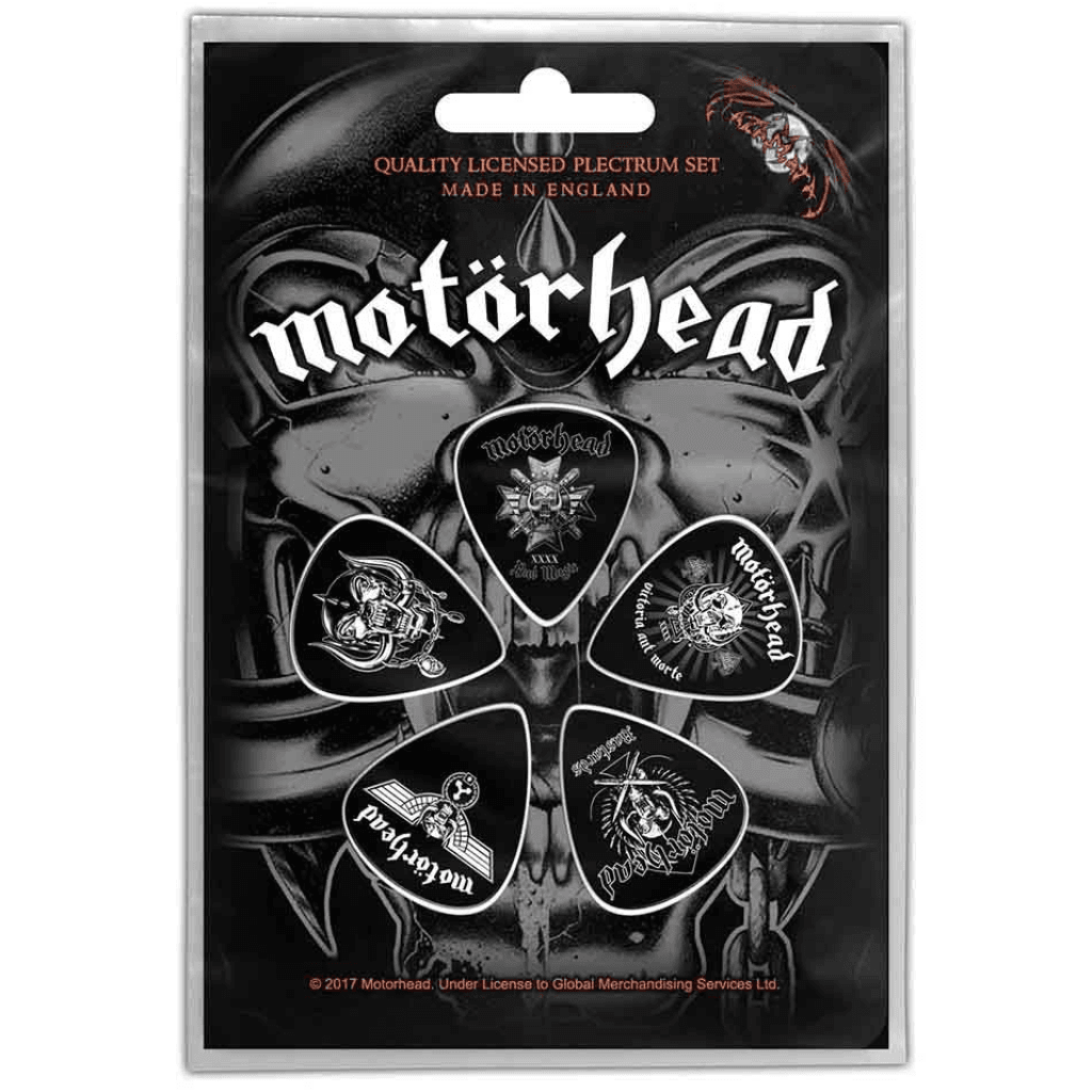 Motörhead Gitarren Plektren · Bad Magic · Band Merch