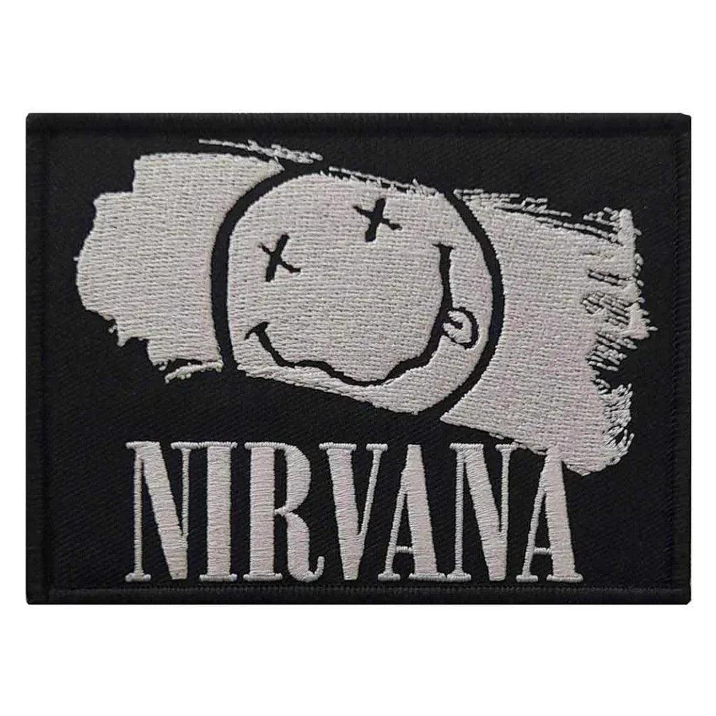 Nirvana-Patch-Happy-Face-Paint - Totenkopf.com