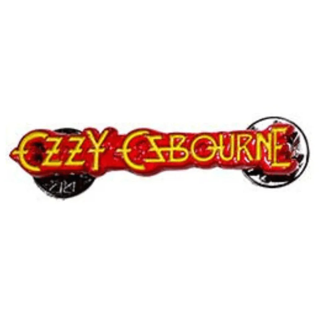 Ozzy Osbourne Anstecker Pin · Kleines Logo (4cm x 1cm) - Totenkopf.com