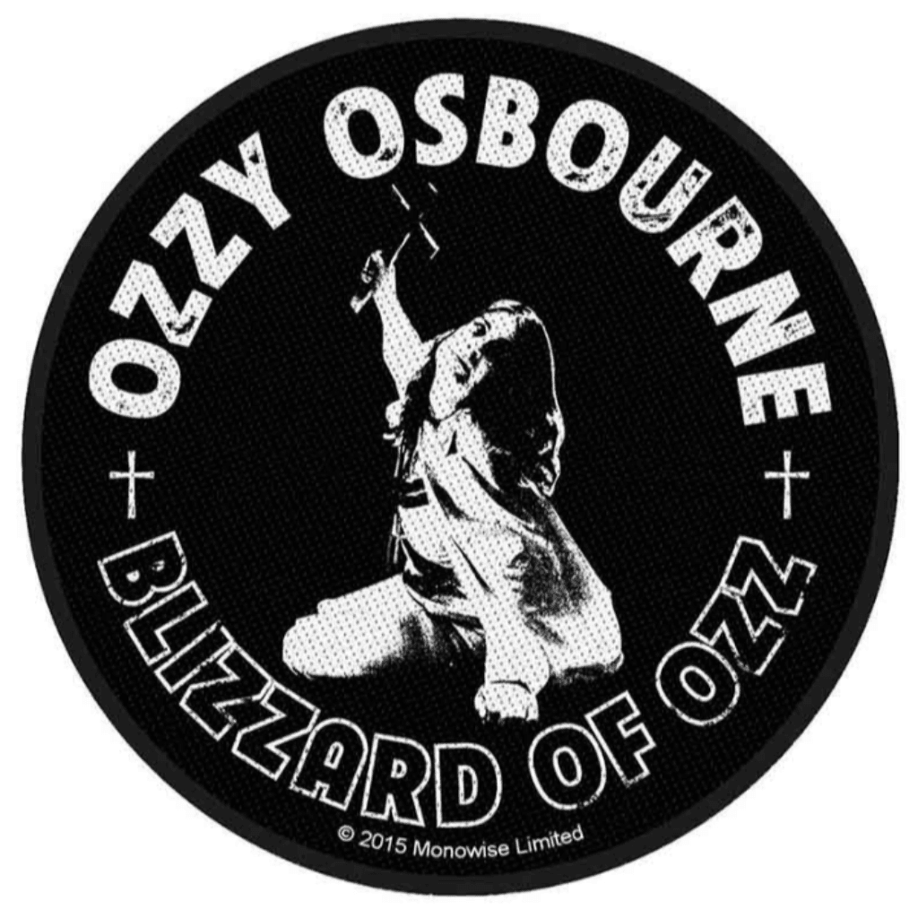 Ozzy Osbourne Aufnaeher Patch Blizzard Of Ozz