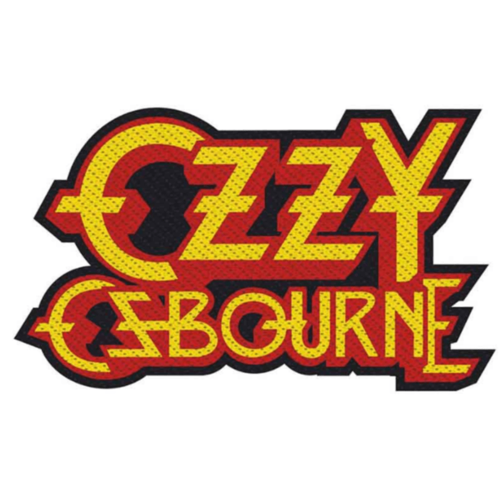 Ozzy Osbourne Aufnaeher Patch Logo Cut Out