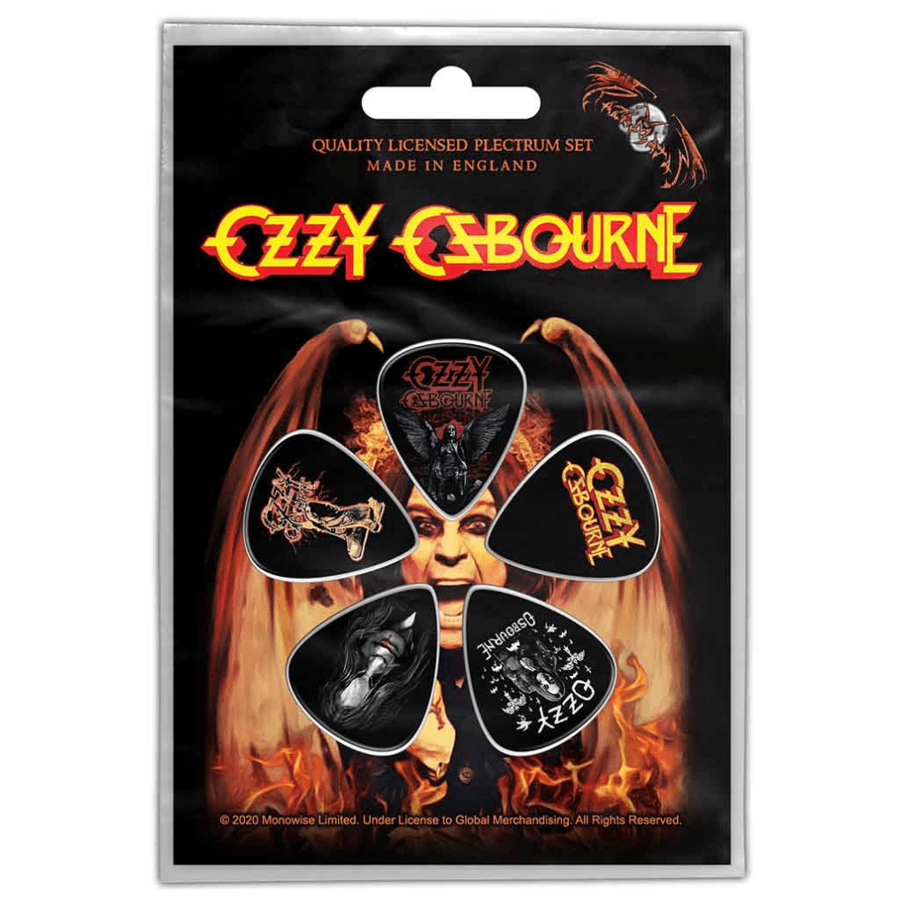 Ozzy Osbourne Gitarren Plektren · Ordinary Man · Band Merch