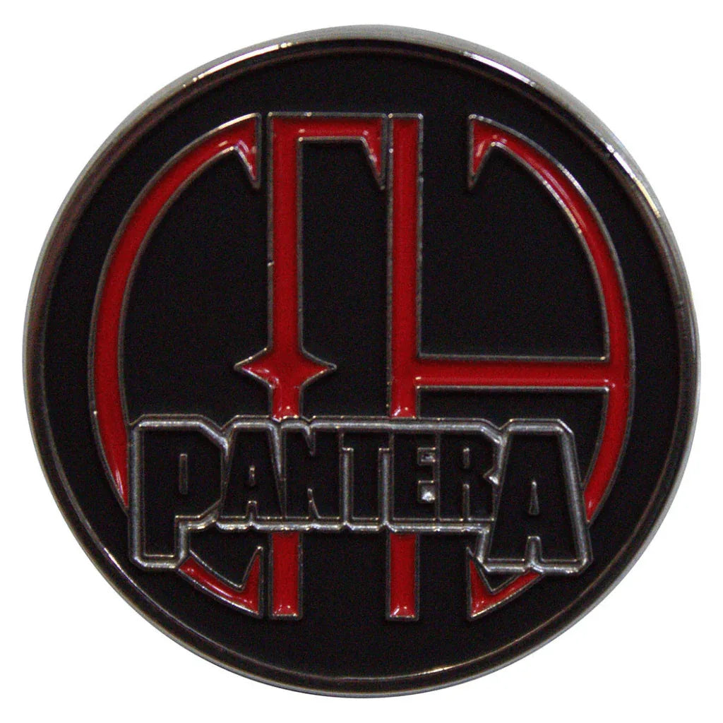 Pantera Anstecker Pin Rund · Cowboys From Hell Logo (Ø 4cm) - Totenkopf.com