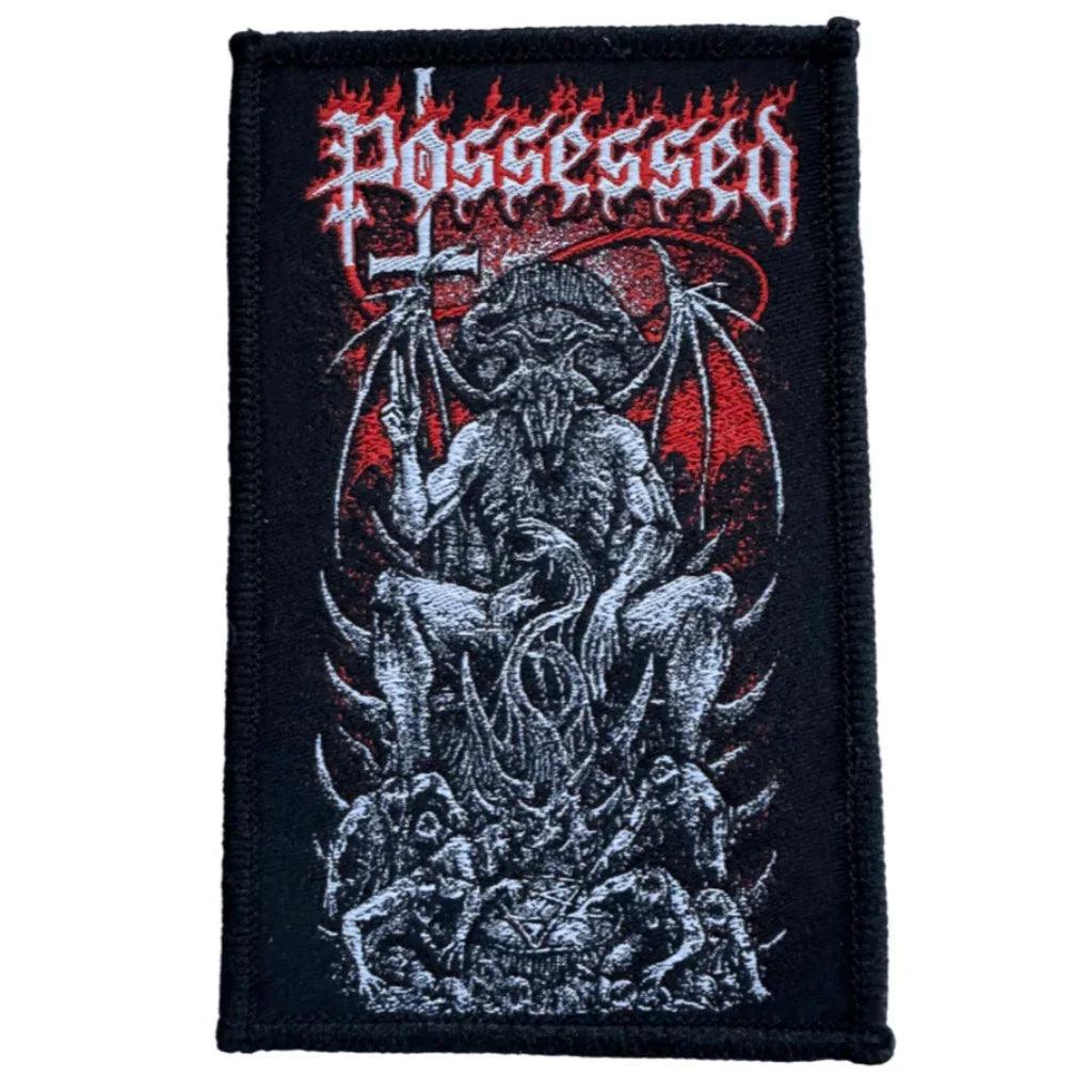 Possessed-Patch-Aufnaeher-Pentgram-Throne - Totenkopf.com