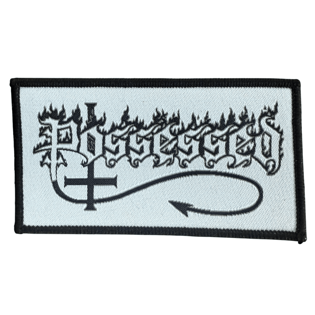 Possessed Patch · Logo Stripe Black White