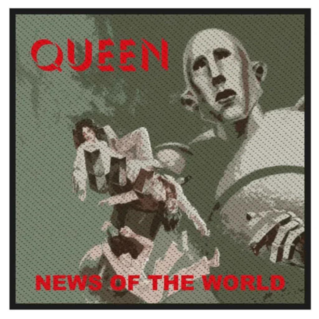 Queen-Patch-Aufnaeher-News-of-the-World - Totenkopf.com