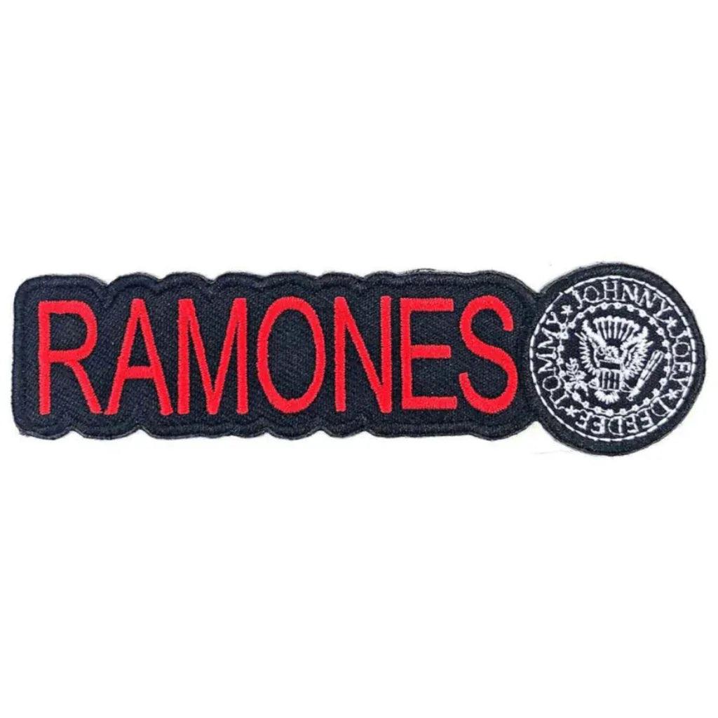 Ramones Patch · Logo and Seal (10cm x 3cm) - Totenkopf.com