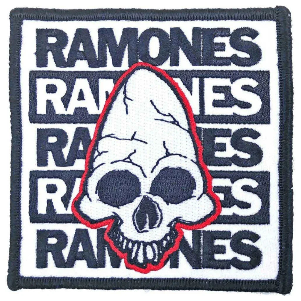 Ramones-Patch-Aufnaeher-Pinhead - Totenkopf.com