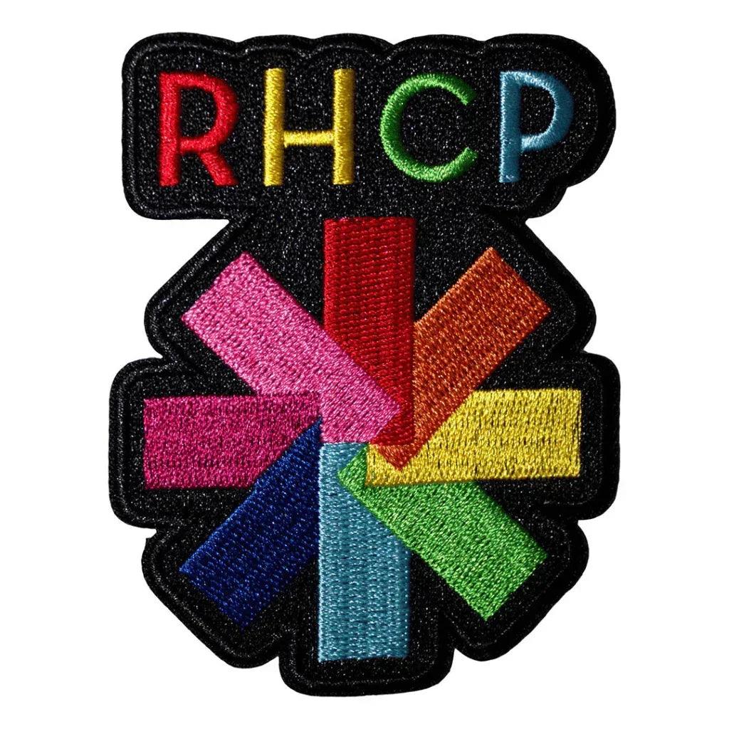 Red Hot Chili Peppers Patch Rund · Rainbow Asterisk (Ø 8cm) - Totenkopf.com