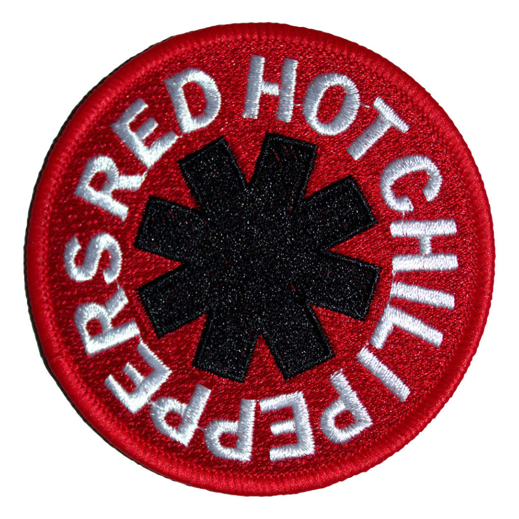 Red Hot Chili Peppers Patch · Asterisk Black Red White