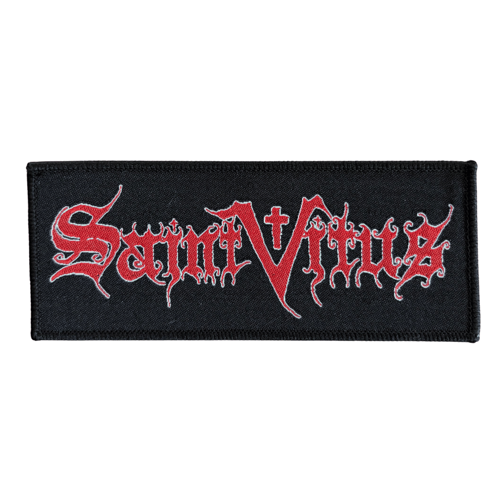 Saint Vitus Patch · Red Logo Stripe (15cm x 6cm)