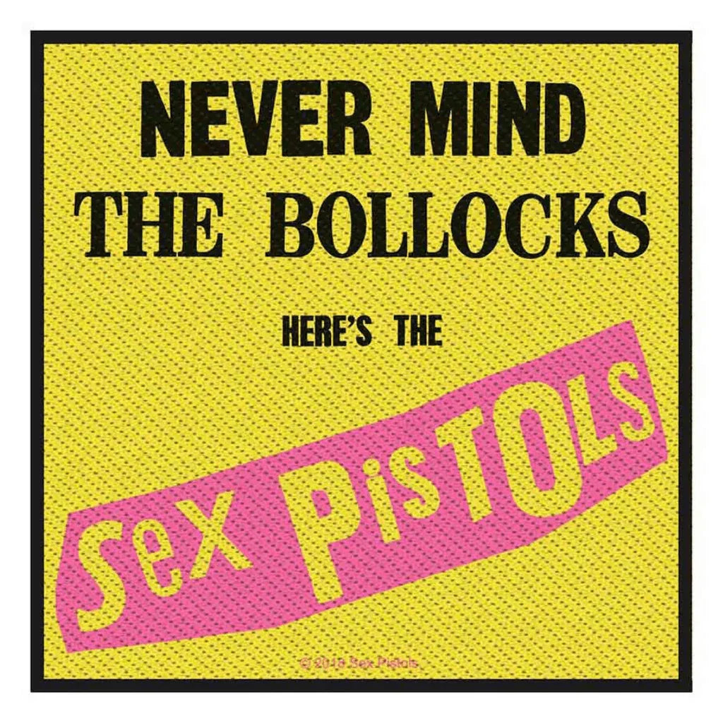 The Sex Pistols Patch · Nevermind The Bollocks (9cm x 10cm) - Totenkopf.com