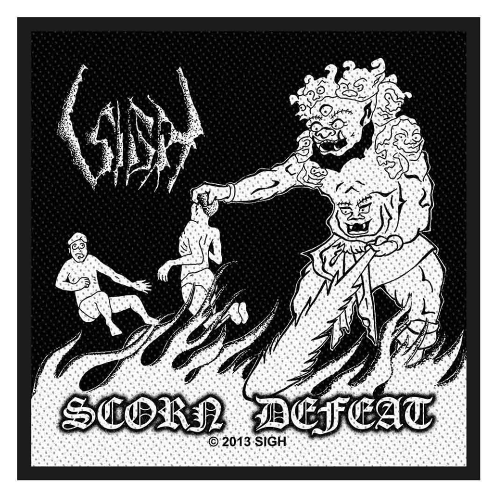 Sigh Patch · Scorn Defeat (10cm x 10cm)
