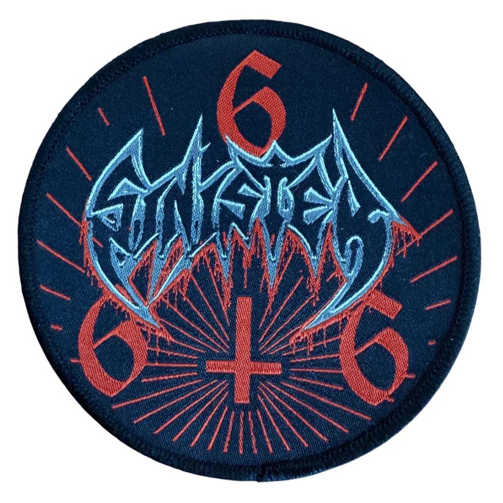 Sinister Patch Rund · 666 (Ø 8cm) - Totenkopf.com