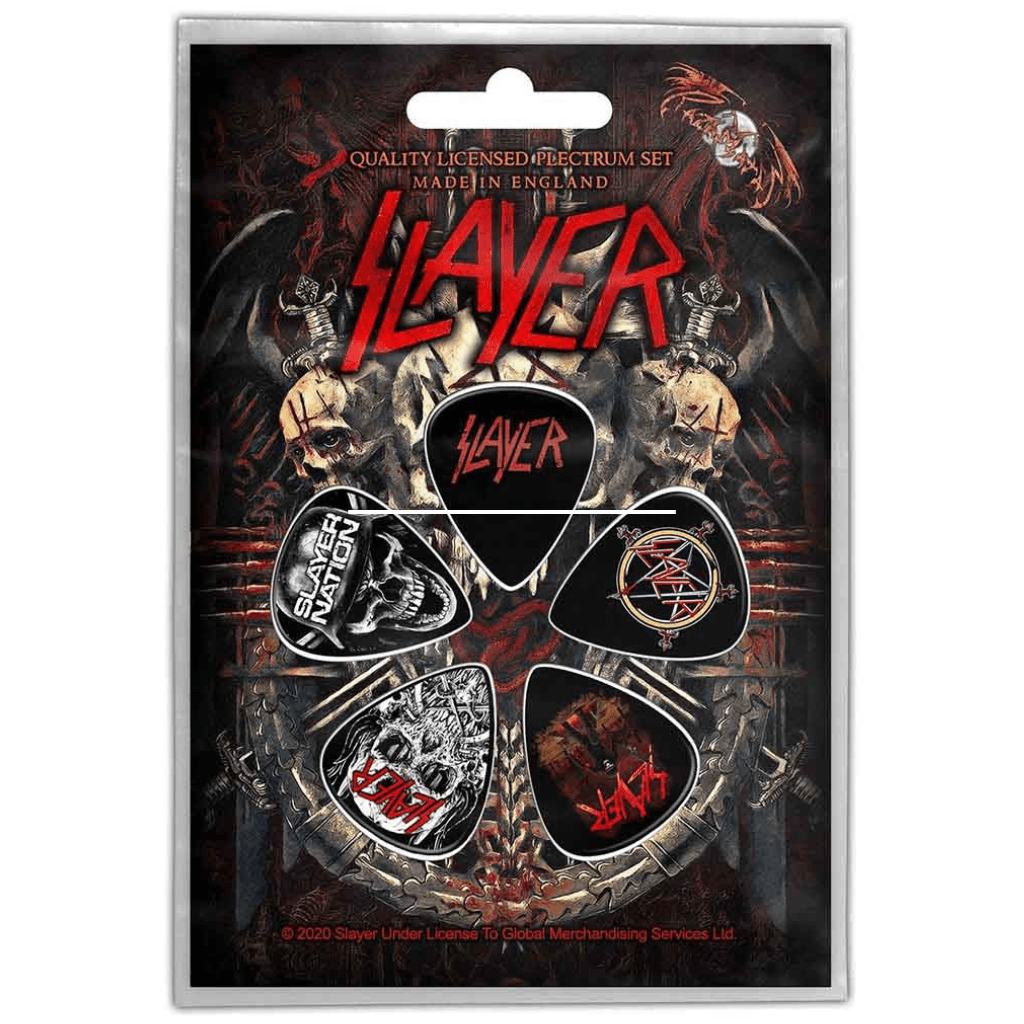 Slayer Gitarren Plektren · Demonic · Band Merch