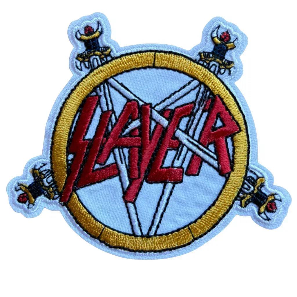 Slayer-Pentagram-Patch-Cut-Out - Totenkopf.com