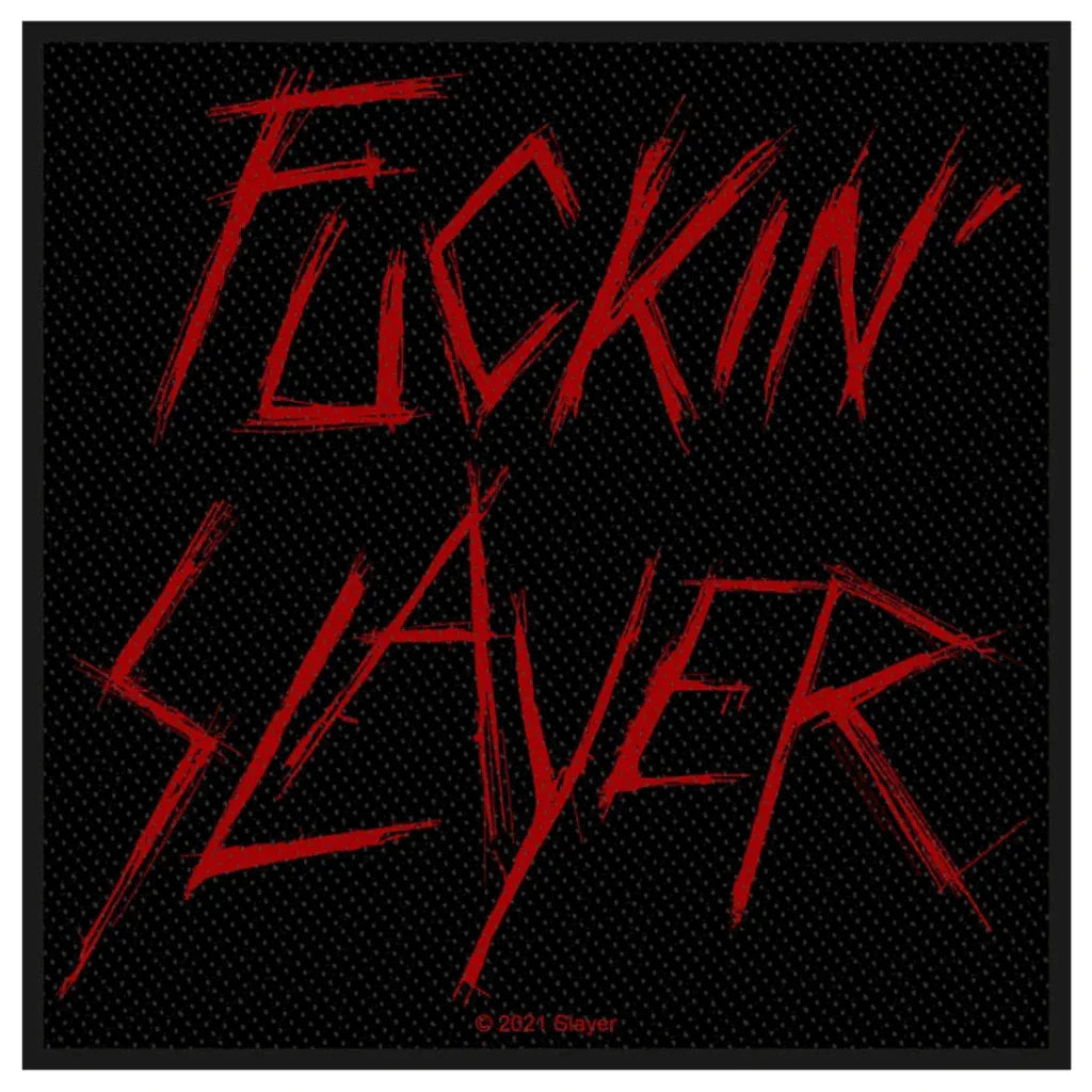 Slayer Patch · Fuckin Slayer (10cm x 10cm) - Totenkopf.com