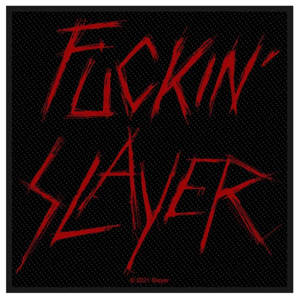 Slayer_Standard_Aufnaeher_Patch_Fuckin_Slayer - Totenkopf.com
