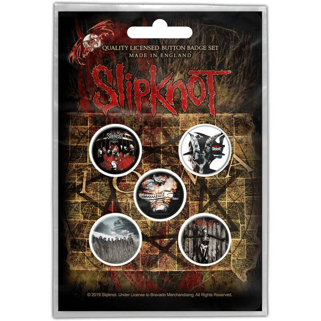 Slipknot Button · Albums · Band Merch
