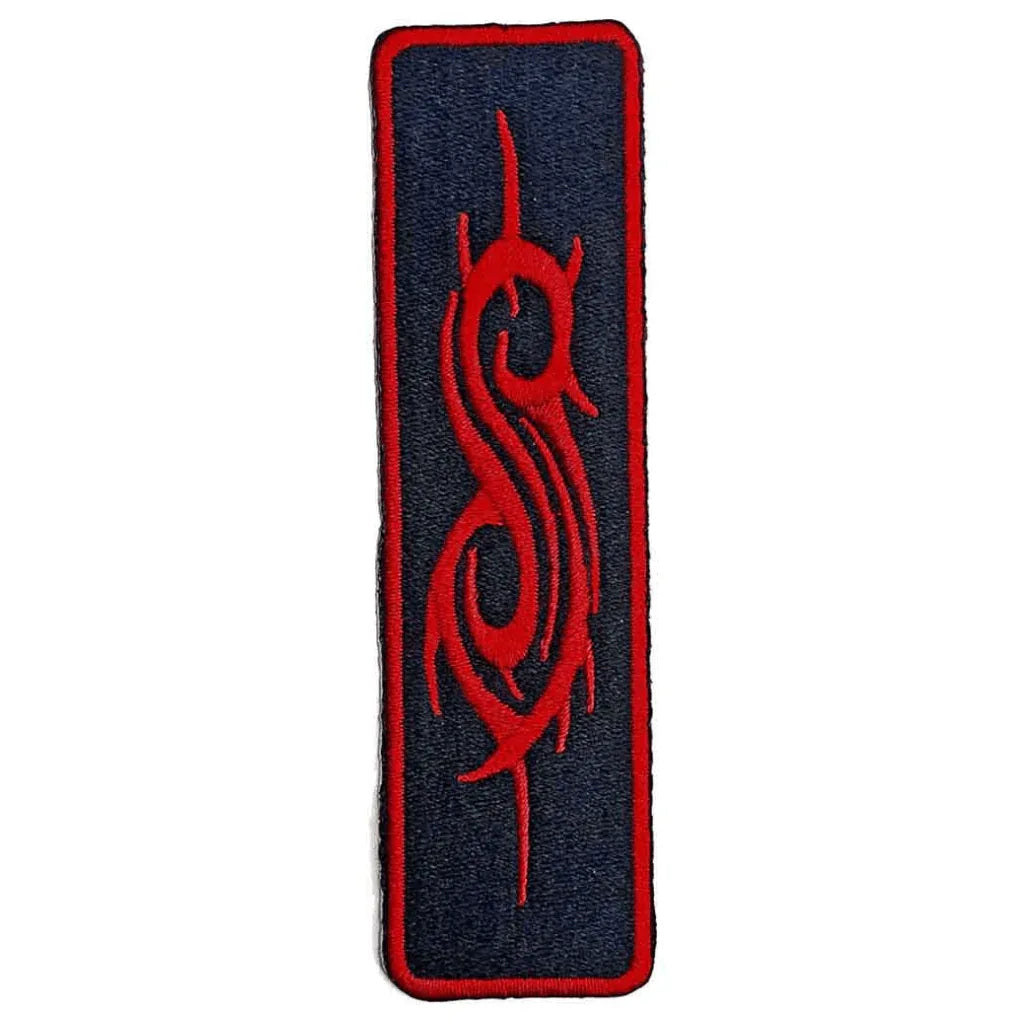 Slipknot Patch · Red Tribal Sigil (3cm x 10cm) - Totenkopf.com