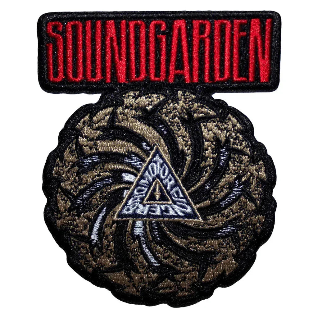 Soundgarden Patch Rund · Badmotorfinger V2 (Ø 9cm) - Totenkopf.com