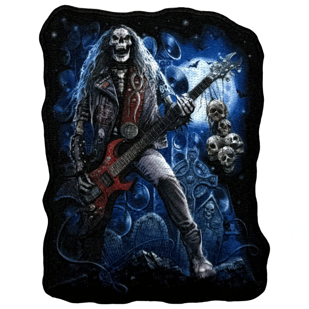 Spiral Biker Motiv Patch · Grim Rocker