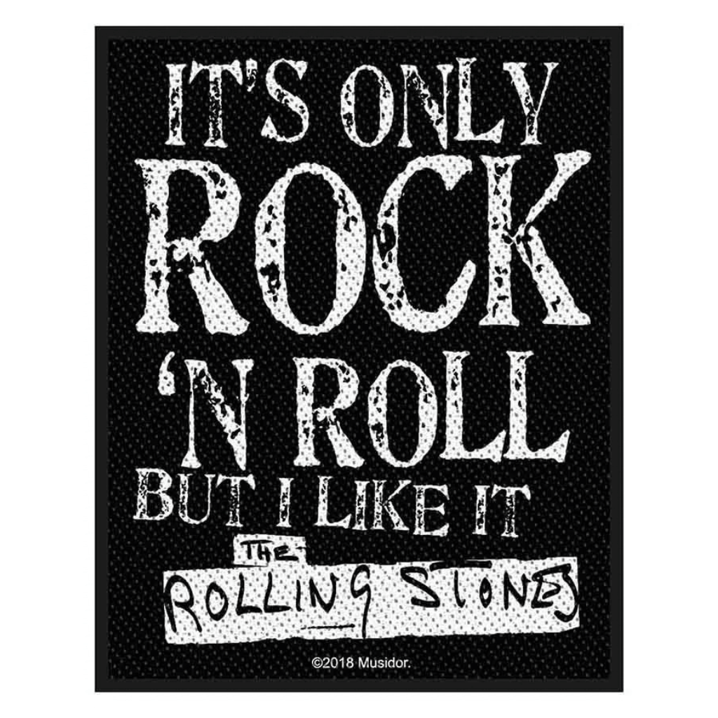 The Rolling Stones Patch · Its Only Rockn Roll (8cm x 10cm)