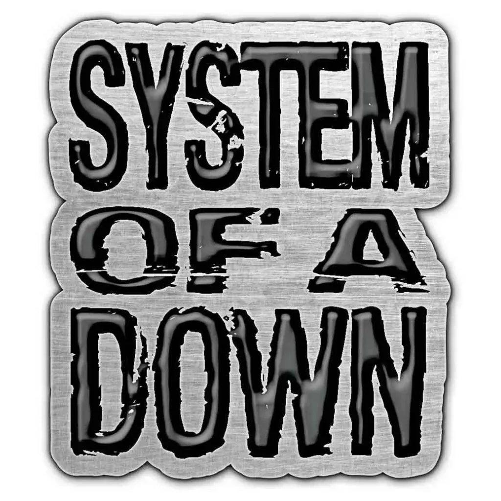 System-Of-A-Down-Pin-Anstecker-Logo - Totenkopf.com