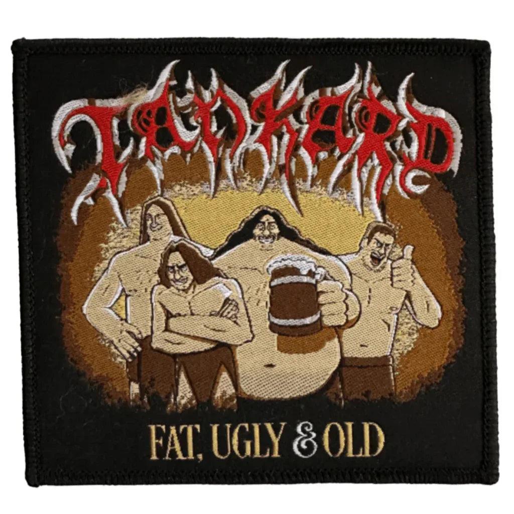 Tankard Patch · Fat, Ugly And Old (8cm x 10cm) - Totenkopf.com