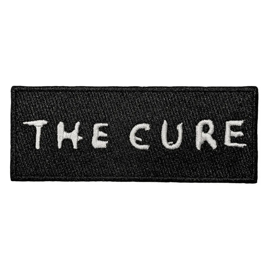 The Cure Patch · Text Logo Stripe (10cm x 4cm) - Totenkopf.com