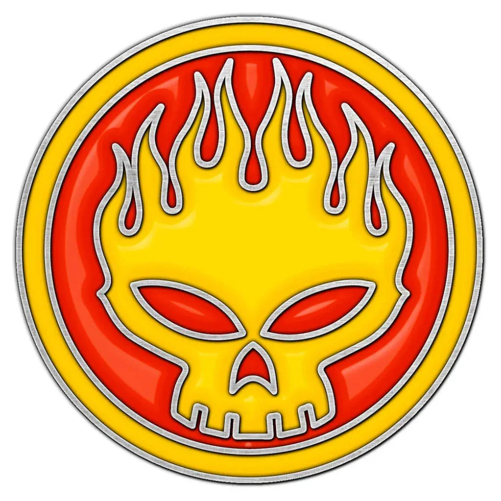 The Offspring Anstecker Pin Rund · Skull Logo (Ø 4cm) - Totenkopf.com