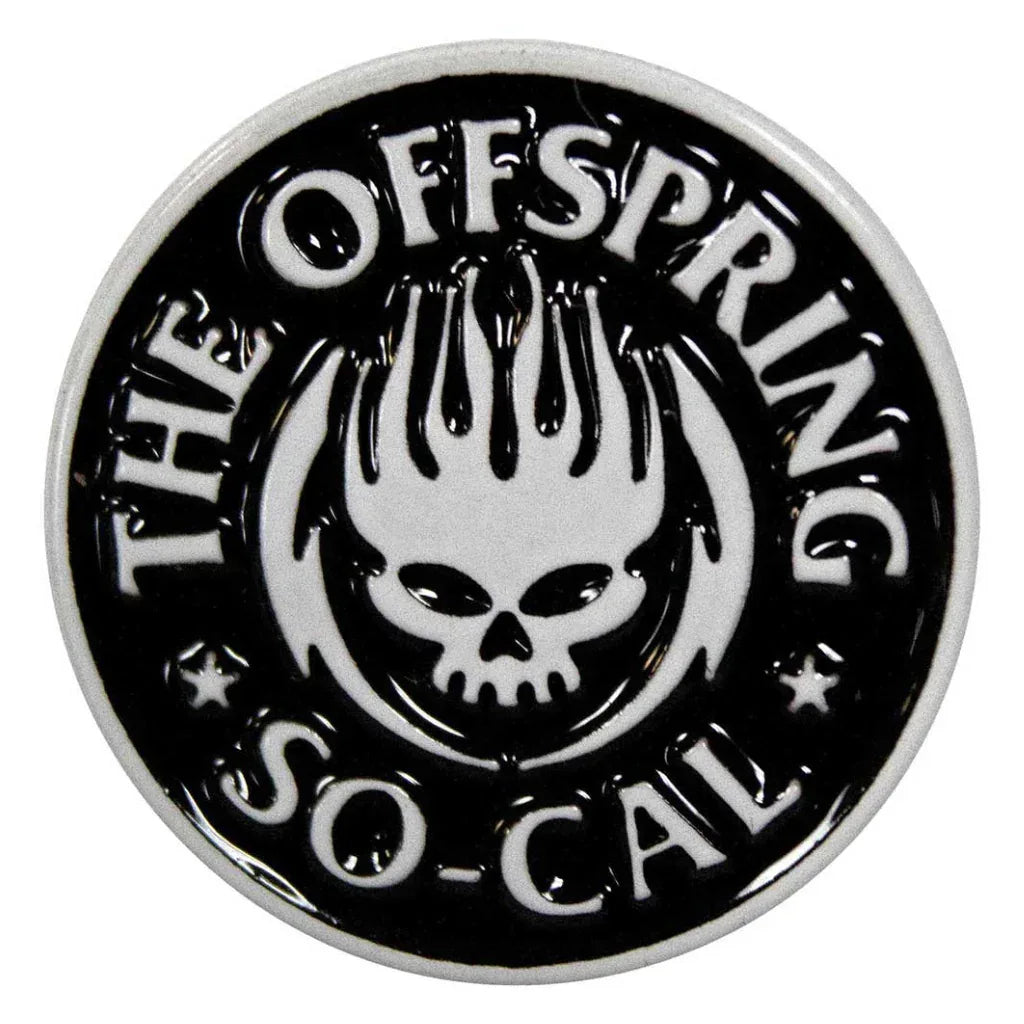 The Offspring Anstecker Pin Rund · So Cal (Ø 2cm) - Totenkopf.com