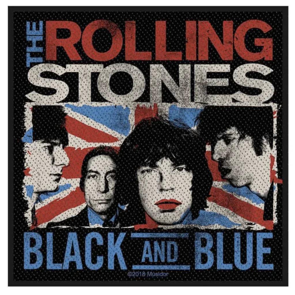 The Rolling Stones Patch · Black And Blue (10cm x 10cm) - Totenkopf.com