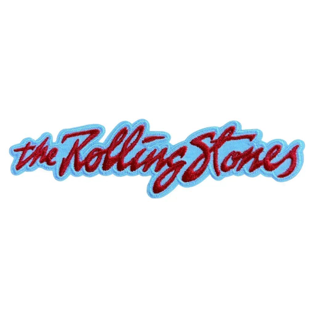 The-Rolling-Stones-Patch-Text-Logo-1975 - Totenkopf.com