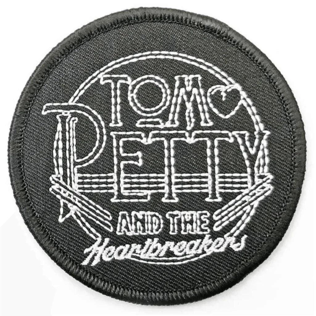 Tom-Petty-and-the-Heartbreakers-Patch-Aufnaeher-Circle-Logo - Totenkopf.com