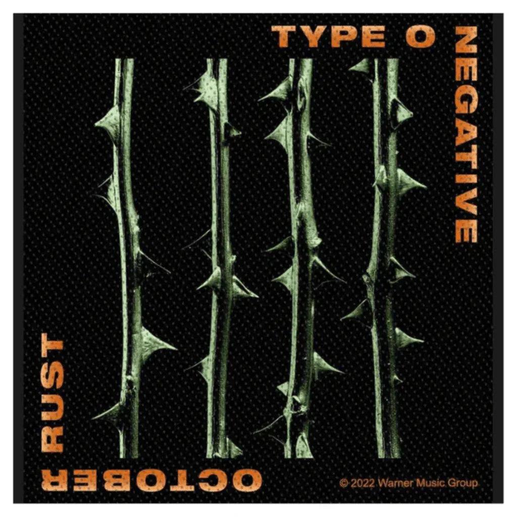 Typo-O-Negative-Aufnaeher-Patch-October-Rust - Totenkopf.com