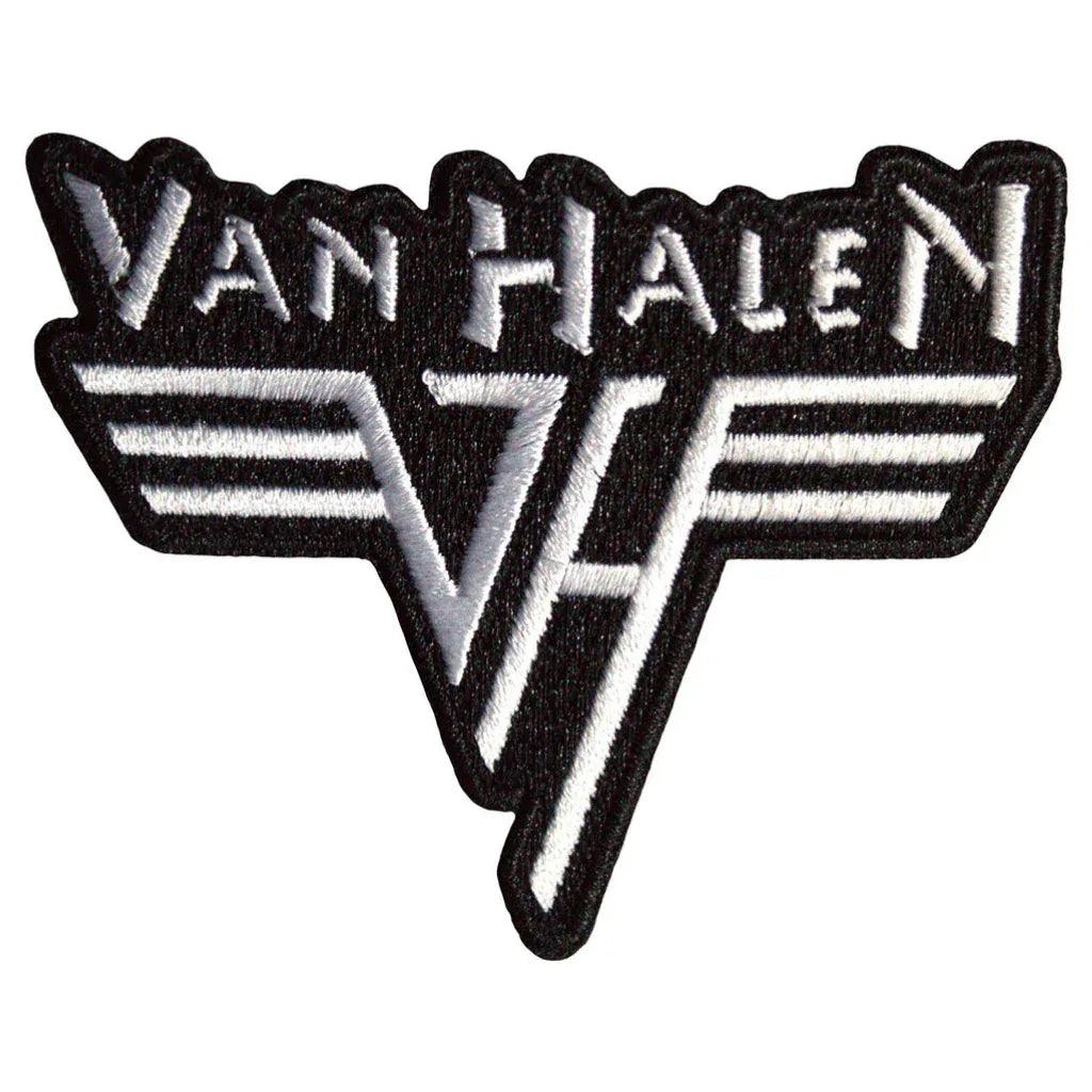 Van-Halen-Patch-Aufnaeher-Yellow-Retro-Logo - Totenkopf.com