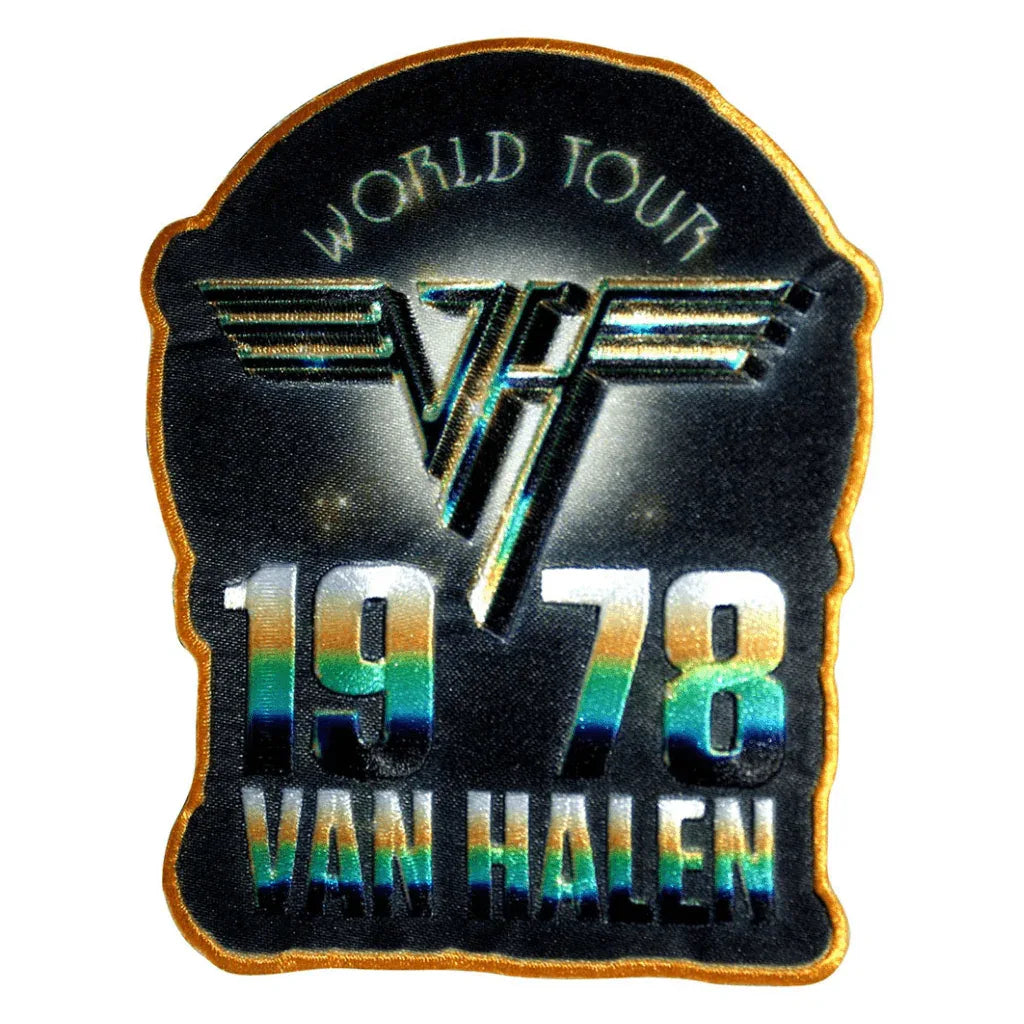 Van Halen Patch · World Tour 1978 (8cm x 10cm) - Totenkopf.com