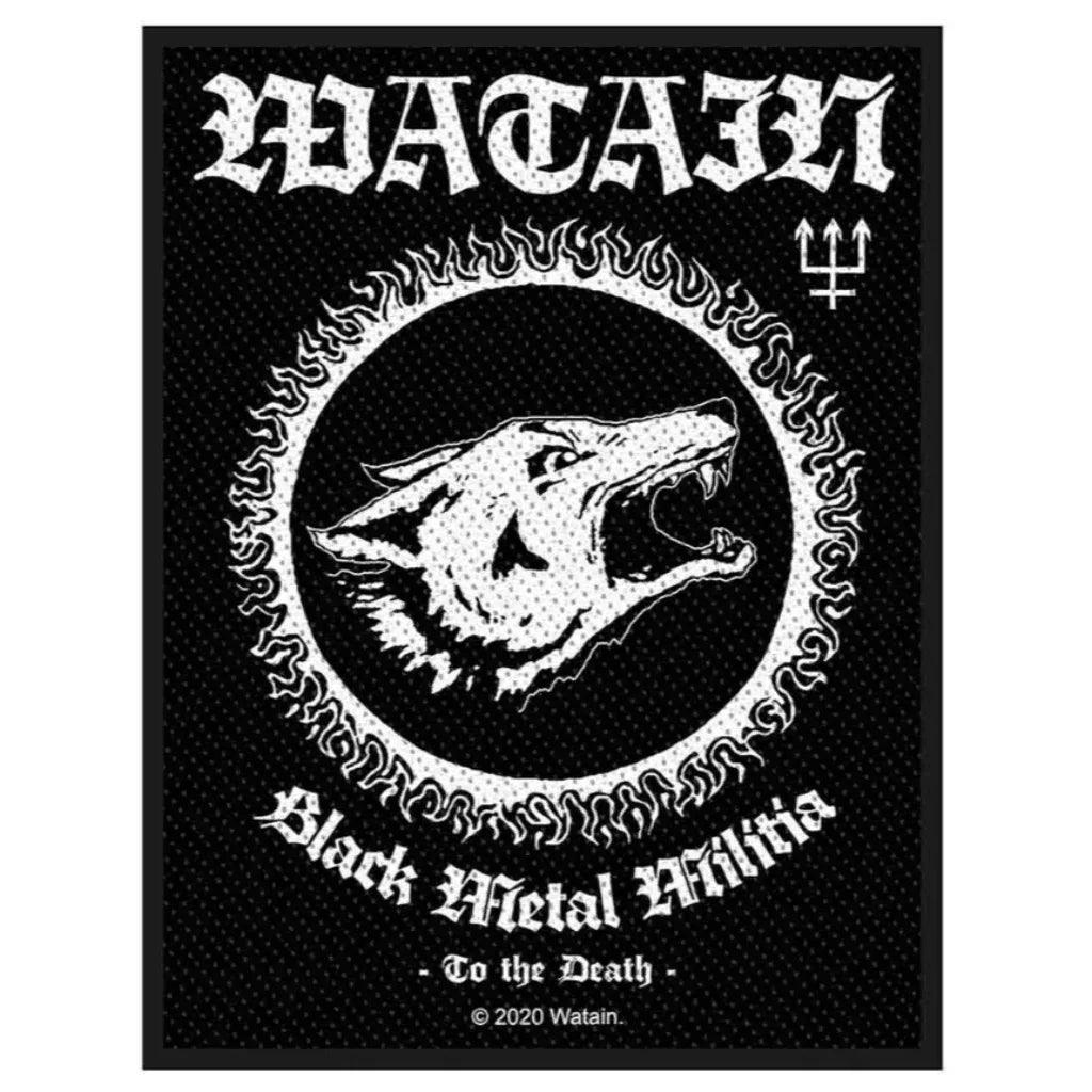 Watain-Aufnaeher-Patch-Black-Metal-Militia - Totenkopf.com