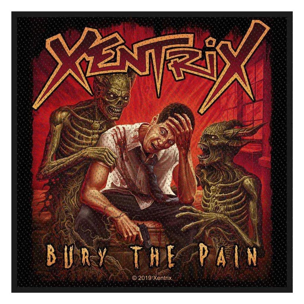 Xentrix Patch · Bury The Pain (10cm x 10cm) - Totenkopf.com