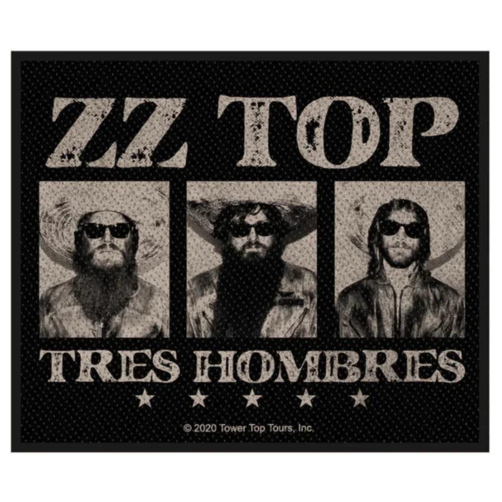 ZZ-Top-Aufnaeher-Patch-Tres-Hombres - Totenkopf.com